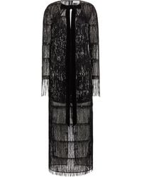 Nina Ricci - Sequin Fringed Maxi Dress - Lyst