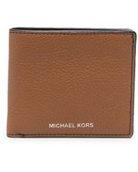 MICHAEL Michael Kors - Grained-leather Bi-fold Wallet - Lyst