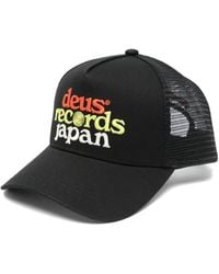 Deus Ex Machina - Strata Logo-Embroidered Trucker Cap - Lyst