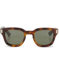Saint Laurent - Sl 838 Recycled-Acetate Rectangle Sunglasses - Lyst