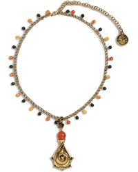 Etro - Bead-Pendant Necklace - Lyst