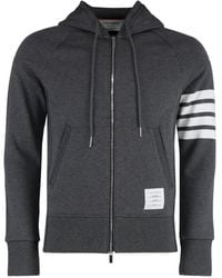 Thom Browne - 4-bar Zip-up Hoodie - Lyst