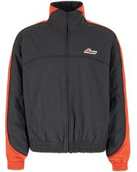 we11done - Panelled Zip-Up Bomber Jacket - Lyst