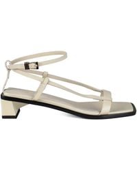 ANEST COLLECTIVE - Crossover Linea Leather Sandals - Lyst
