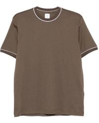 Eleventy - Contrasting-Trim T-Shirt - Lyst