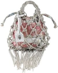 Kurt Geiger - Macrame Crystal Mini Bag - Lyst