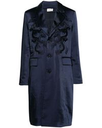P.A.R.O.S.H. - Single-breasted Dragon Coat - Lyst