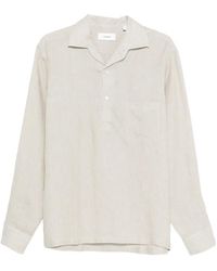 Lardini - T-Shirt Boutonné À Poche - Lyst