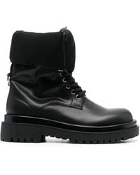 Versace Jeans Couture - Logo-Print Ankle-Length Boots - Lyst