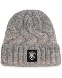 Blauer - Euclid Cable-Knit Beanie Hat - Lyst
