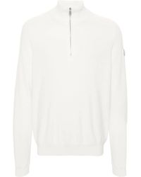Moncler - Logo-patch Knitted Jumper - Lyst