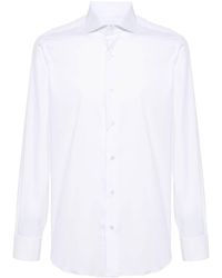 Barba Napoli - Cotton Poplin Shirt - Lyst