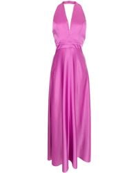 Lethicia Bronstein - Jurk Met V-Hals - Lyst
