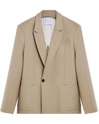 Domaine Des Artistes - Double-Breasted Patch-Pocket Jacket - Lyst