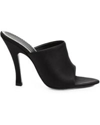 Magda Butrym - Open-Toe Satin-Finish Sandals - Lyst