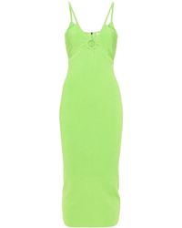 MICHAEL Michael Kors - Cut-Out Sleeveless Midi Dress - Lyst