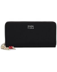 Bimba Y Lola - Graphite Zip Purse - Lyst