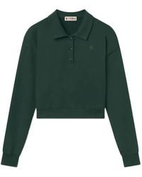 ÉTERNE - Pull Crop À Col Polo - Lyst