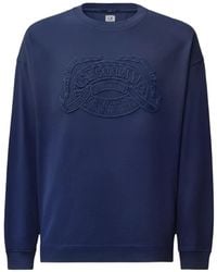 C.P. Company - Embroidered-Logo Long-Sleeve T-Shirt - Lyst