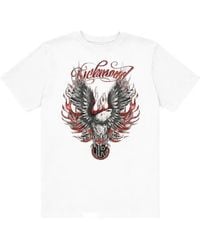John Richmond - Cotton T-Shirt - Lyst