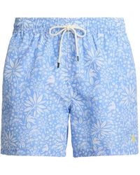 Polo Ralph Lauren - Light Nylon 14.5 Cm Traveller Swim Shorts With All-Over Tropical Print - Lyst
