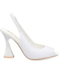 Kat Maconie - Glitter-Effect Slingback Pumps - Lyst