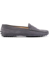 Tod's - Gommino Suede Driving Shoes - Lyst