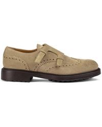Doucal's - Brogue-Detail Double-Strap Monk Shoes - Lyst