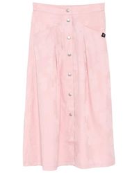 SPORT b. by agnès b. - Pleated Midi Skirt - Lyst