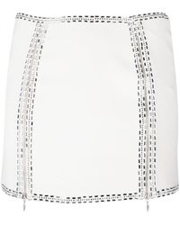 Loulou - Lucinda Crystal-embellished Miniskirt - Lyst