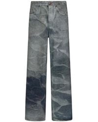 Pierre Louis Mascia - Amadox Abstract-Pattern Jeans - Lyst