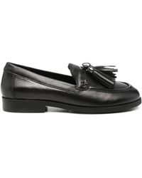 Apepazza - Tassel-Detail Leather Loafers - Lyst