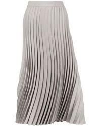JNBY - Jupe mi-longue à design plissé - Lyst
