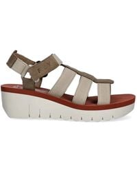 Fly London - Touch-Strap Platform Sandals - Lyst