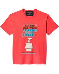 Marc Jacobs Футболка The T-shirt Из Коллаборации С Peanuts - Красный