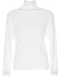 Pleats Please Issey Miyake - T-shirt a coste - Lyst