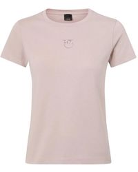 Pinko - T-Shirt With Love Birds Logo - Lyst