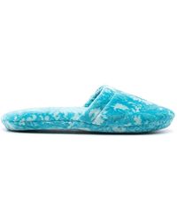 Versace - Barocco-print Terry-cloth Slippers - Lyst