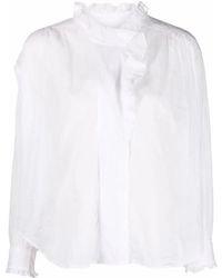 Isabel Marant - Blusa Con Ruches - Lyst
