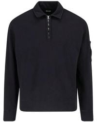 C.P. Company - Lens-Detail Half-Zip Sweatshirt - Lyst