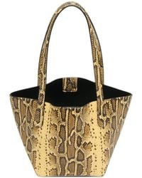 Mansur Gavriel - Everyday Soft Snake-Effect Leather Tote Bag - Lyst