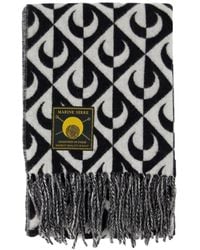 Marine Serre - Moon Lozenge Wool Scarf - Lyst
