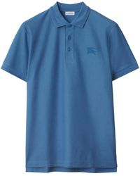 Burberry - Polo de manga corta de algodón - Lyst