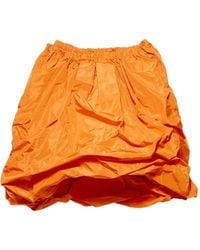 Prada - Technische Taffeta Rok - Lyst