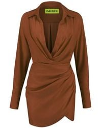 GAUGE81 - Naha Asymmetric Mini Dress - Lyst