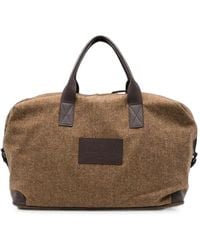 Gran Sasso - Herringbone-Weave Wool Tote Bag - Lyst