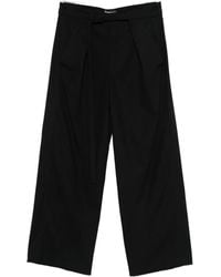 Ann Demeulemeester - Pleated Belted Pants - Lyst