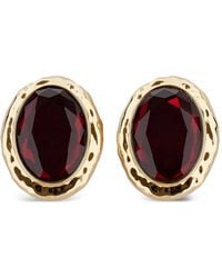 Self-Portrait - Hammered Earrings - Lyst
