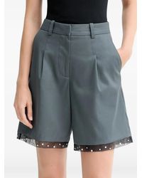IRO - Short Plissé Solenna À Ornements - Lyst