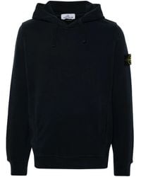 Stone Island - Sudadera con distintivo Compass y capucha - Lyst